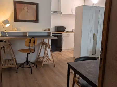 studio 18m² refait à neuf – centre-ville fontainebleau – meublé & équipé