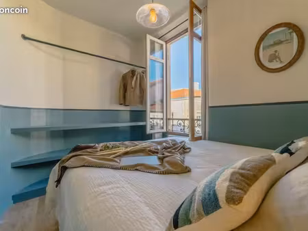 location bail mobilité juillet et août - beau t3 centre biarritz proche des halles