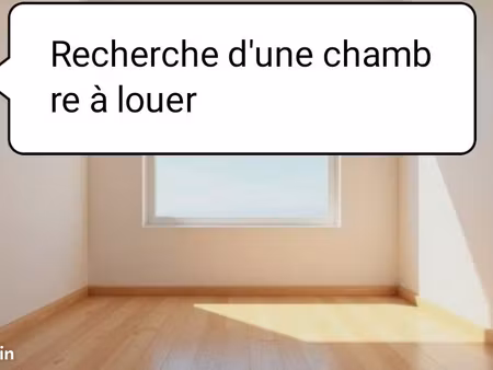 recherche d'une chambre indépendante à louer – longue durée