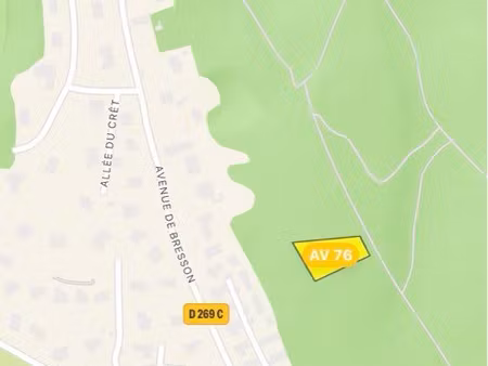 vends terrain constructible à eybens