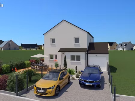 projet de construction d'une maison 98 m² avec terrain à dourdain (35)