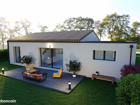 maison 3 chambres sur un terrain de 520 m² à bretignolles-sur-mer