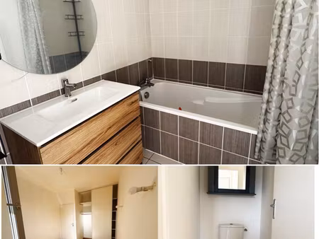 appartement t3 rénové - libre d'occupation - 2 parkings - saintes