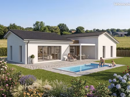 projet de construction d'une maison 115 m² avec terrain à prisse (71)