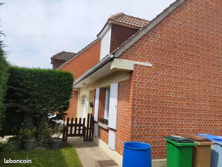 maison semi-mitoyenne 98m2 avec jardin centre téteghem