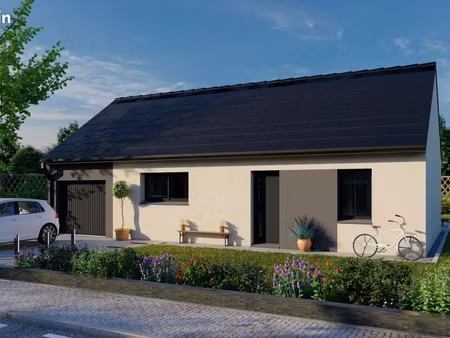 projet de construction d'une maison 67.59 m² avec terrain à artannes-sur-indre (37)