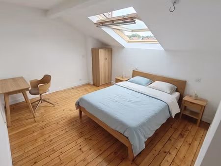 eglise villemomble  chambre étudiant avec sa propre sdb/wc  dans colocation de 4 chambres