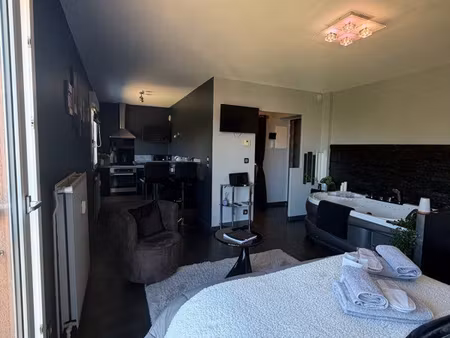 studio meublé haut de gamme – sauna privatif & balnéo – parking – dijon montmuzard