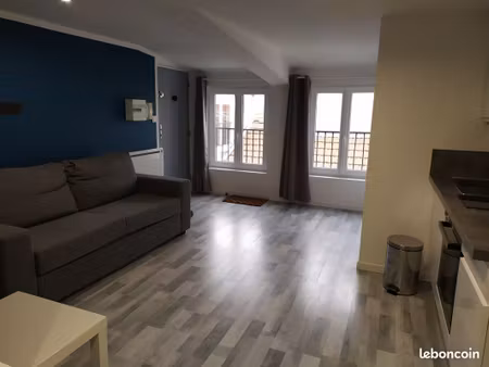 studio meublé - place dorian - 21 m2 (loi carrez)
