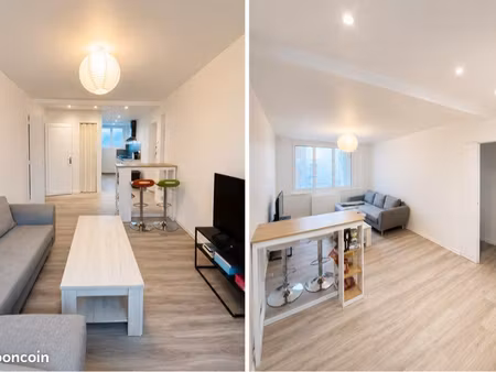 ? t3 meublé refait à neuf – proche centre-ville – stationnement privé – disponible 14 juil