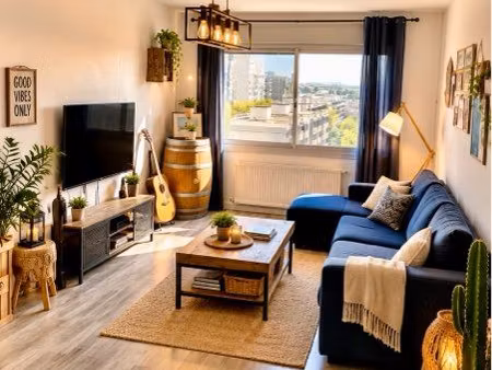 appartement t3 rénové 73 m² – 9e étage – vue dégagée – saint-priest