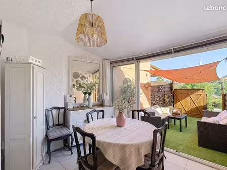 plain-pied - 2 chambres - terrasse - jardin - atelier