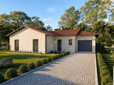 projet de construction d'une maison 95 m² avec terrain à parigny (42)