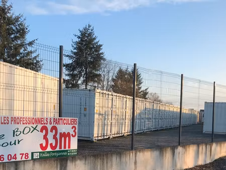location de box de stockage sécurisé 33m³