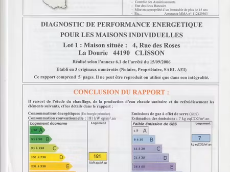 location située dans un hameau sur la commune de clisson