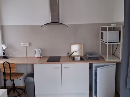 studio meublé 20 m2 – toutes charges comprises (eau elec chauffage wifi) – proche tram