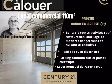 local commercial 110 m² bourg en bresse