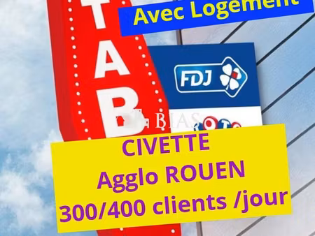 fdj  tabac 70 m² rouen