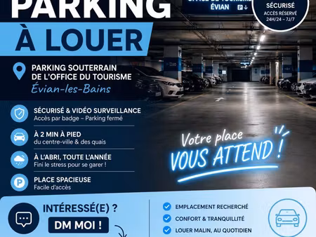 stationnement place de parking