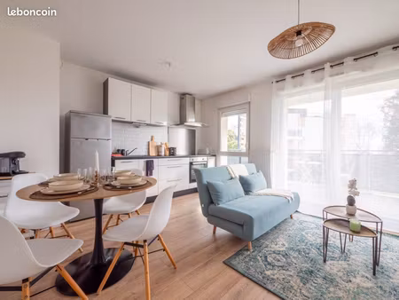 t2 40 m² avec balcon + parking sécurisé – calme – saint-priest – dispo le 22 août