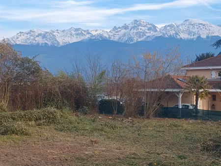 terrain 1000m² à montbonnot limite meylan
