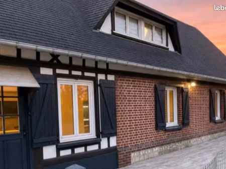 longère normande rénovée – 101 m² – 3 chambres – jardin & grand garage