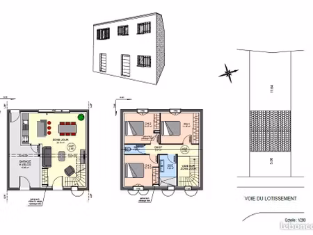 maison 4 pièces 80 m²