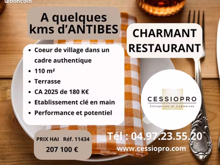 restaurant 110 m² antibes