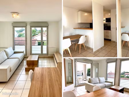 ◊ t2 rénové 42 m² avec balcon + parking – feyzin – résidence récente