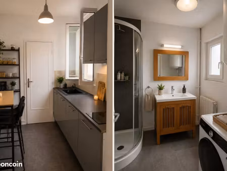 t2 bis 48 m² non meuble – bureau/dressing – centre-ville à 10 min à pied