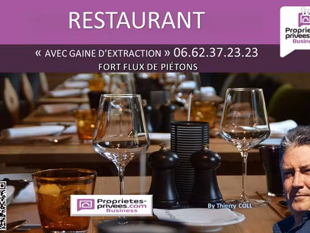 fonds de commerce bar  restaurant 200 m²