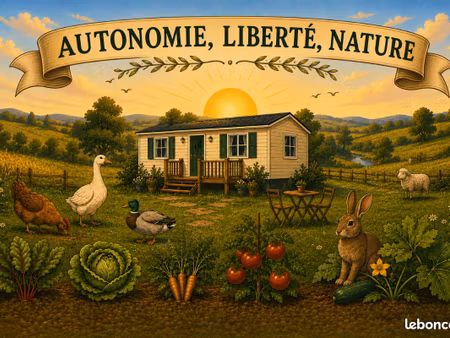 terrain aménagé et constructible de 5000m2