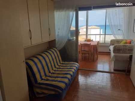 vente studio plein pied mer sans route à traverser