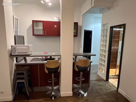 vends appartement type f2 meublé