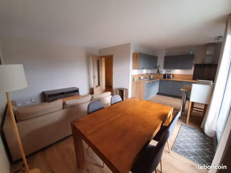 t3 lumineux 64m² - balcon - cave & parking - besançon chaprais