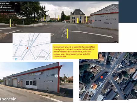 local commercial 380 m² – emplacement stratégique à forte visibilité