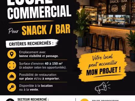 recherche local commercial