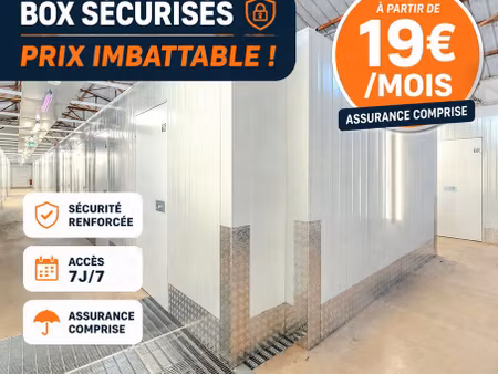 box de stockage sécurisé - prix imbattable