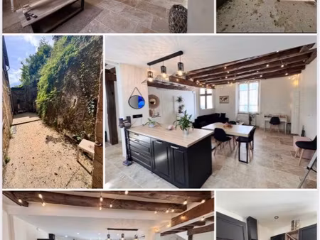 maison 130m2  3 chambres  cour et garage