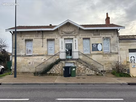 maison bourgeoise en pierre / local commercial – 100 m² – blanquefort centre