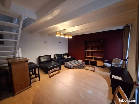 t4 duplex meublé - 3 chambres - centre ville de brest