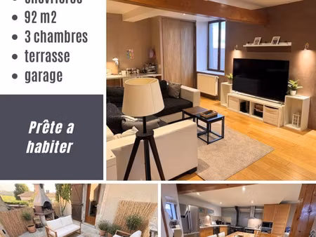 maison familiale rénovée - 3 chambres - grand garage - dpe c
