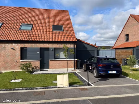 maison semi-individuelle de lotissement – 3 chambres – garage