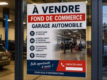 fond de commerce garage automobile