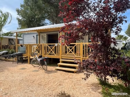 mobil home camping del mar argeles sur mer - 4 étoiles - 3 chambres et 2 salles de bains