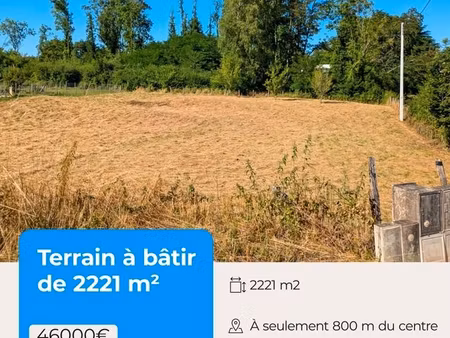 terrain 2 221 m² bletterans