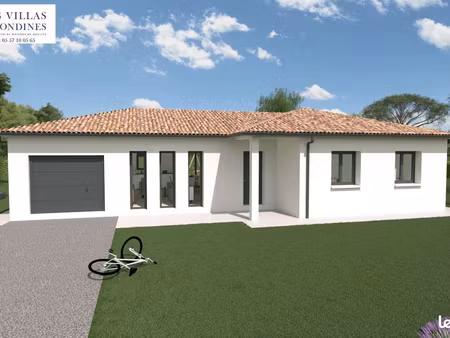 projet de construction d'une maison 101.16 m² avec terrain à pessac (33)