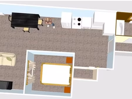 appartement lumineux sans vis-à-vis - centre-ville – saint-jean-de-bournay