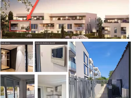 à louer - appartement t3 récent de 62 m² avec garage double à brindas
