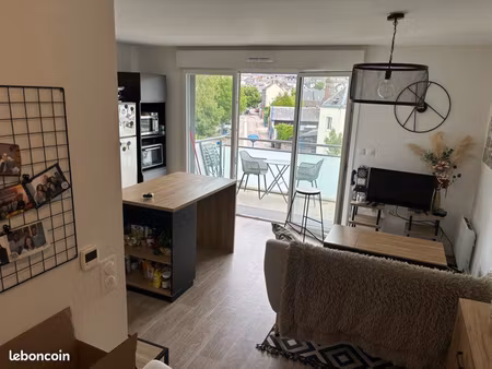 à louer – t2 récent avec balcon et vue sur le cailly – déville-lès-rouen